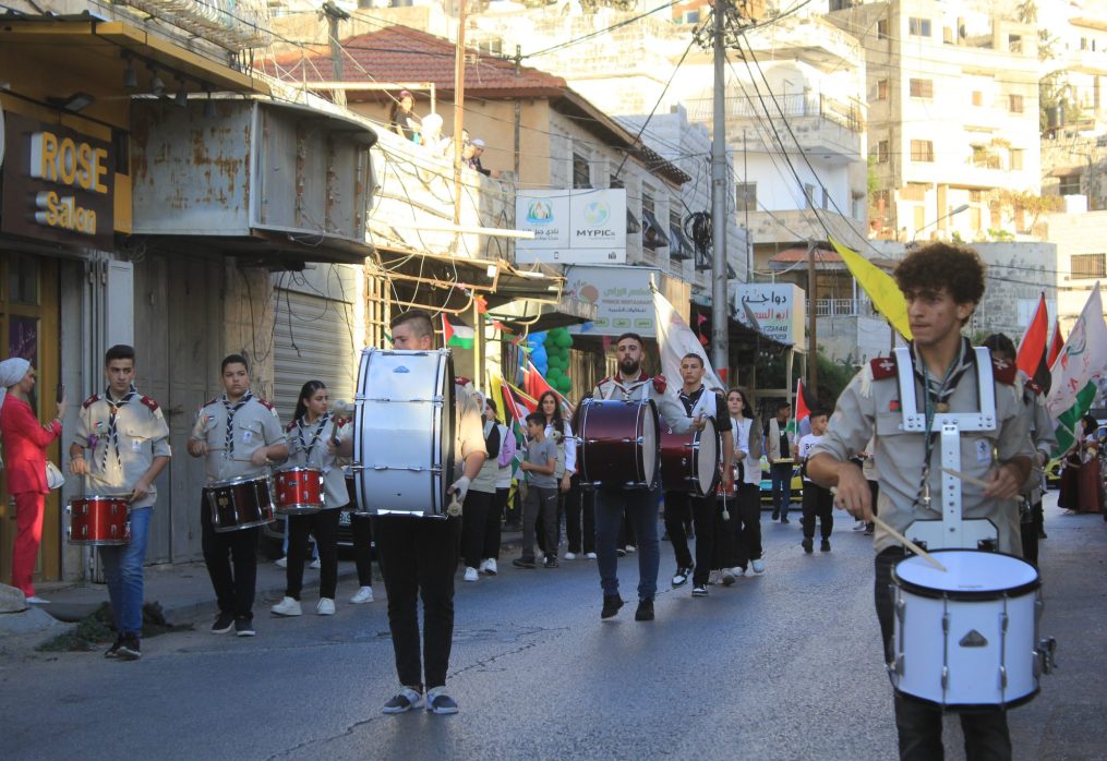 The Scout Performance Celebrates the Prophet’s Birthday in Nablus City